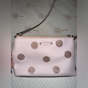 Kate Spade Baby Pink Polka Dot Purse